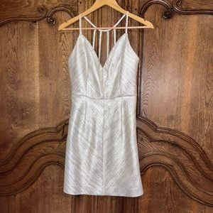 Minuet Women Stripe Fit And Flare Dress Lace